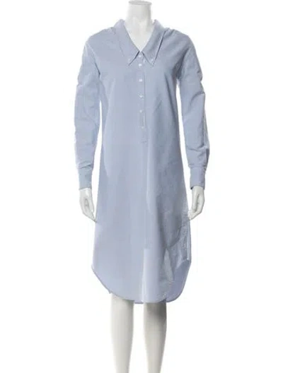 Pre-owned Thom Browne Knee-length Dress In Blue