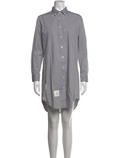 Pre-owned Thom Browne Knee-length Dress In Blue