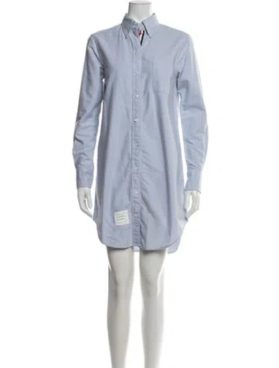 Pre-owned Thom Browne Knee-length Dress In Blue