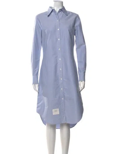 Pre-owned Thom Browne Knee-length Dress In Blue