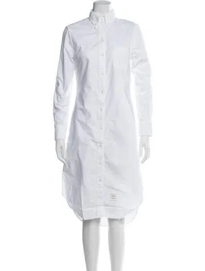 Pre-owned Thom Browne Knee-length Dress W/ Tags In Blue/red/white