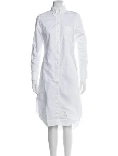 Pre-owned Thom Browne Knee-length Dress W/ Tags In Blue/red/white