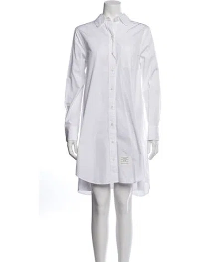 Pre-owned Thom Browne Knee-length Dress W/ Tags In White