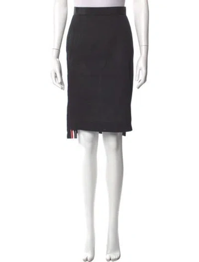 Pre-owned Thom Browne Knee-length Skirt In Black