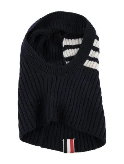 Pre-owned Thom Browne Knit Balaclava In Blue