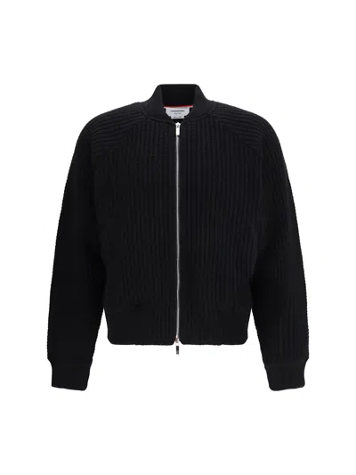 THOM BROWNE KNIT BOMBER JACKET