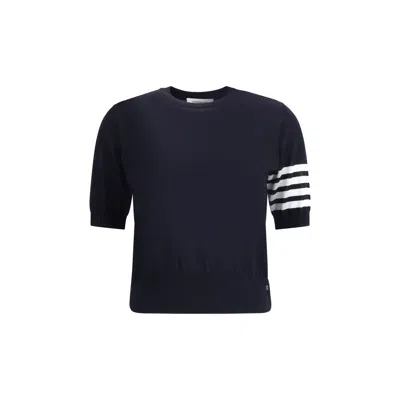 Thom Browne Knit T-shirt In Black