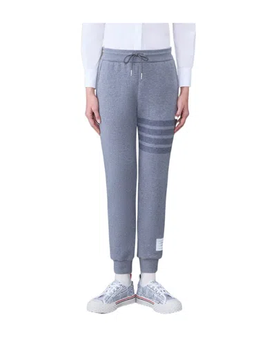 Thom Browne Knitted Side-stripe Track Pants In Multicolor