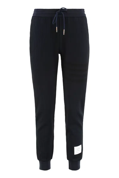THOM BROWNE KNITTED TRACK-PANTS