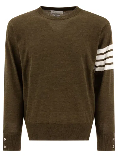 Thom Browne Premium Knitwear For Men In Green