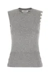 Thom Browne Grey Cashmere Sleeveless Sweater