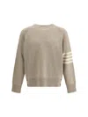 Thom Browne Wool Sweater In Brown