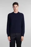 Thom Browne Sweater Whit Iconic Bands In Blue