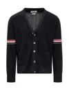 Thom Browne Cardigan 4-bar Striped Pattern