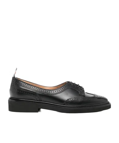 THOM BROWNE THOM BROWNE POINTED TOE LACE-UP SHOES