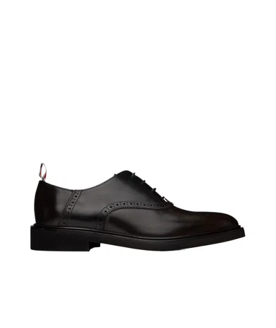 Thom Browne Lacing Business Dress Shoes In Black