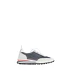 Thom Browne Ladies Dark Grey Nylon Tech Runner Sneakers In Grey