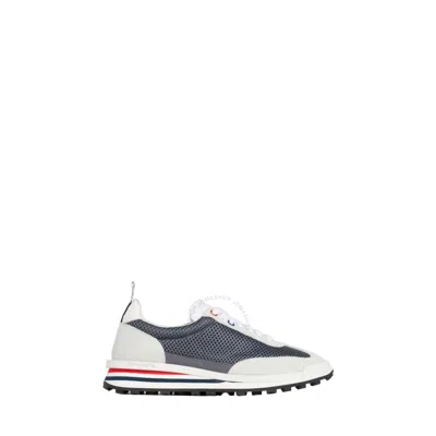 Thom Browne Ladies Dark Grey Nylon Tech Runner Sneakers