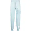 Thom Browne 4-bar-stripe Cotton Track Pants In Blue
