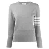 Thom Browne Knitted Pullover In Grey