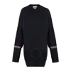 Thom Browne Oversized Wool Sweater In Blue