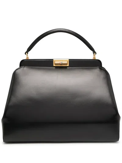 Thom Browne Large Top Handle Doctor Bag In Black