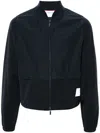 Thom Browne Layered Ripstop Bomber Jacket In Blue