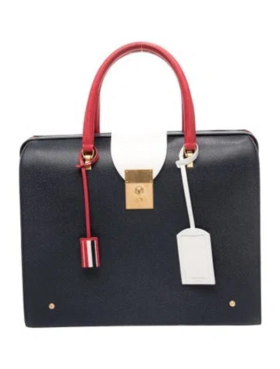 Pre-owned Thom Browne Leather 25 In Brown