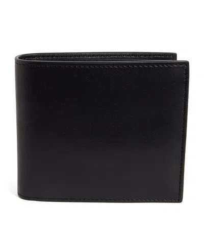 Thom Browne Leather Bifold Wallet In Black