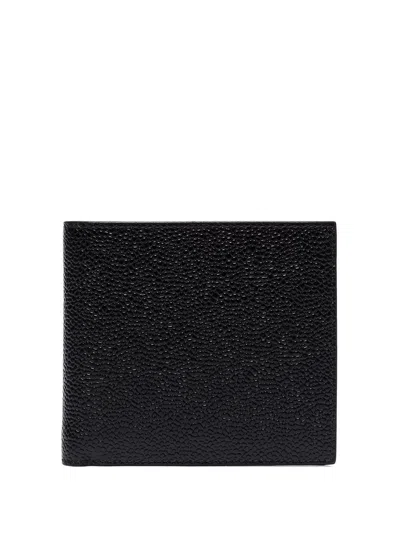 THOM BROWNE THOM BROWNE LEATHER BIFOLD WALLET