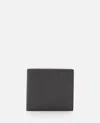 Thom Browne Leather Billfold Wallet In Black