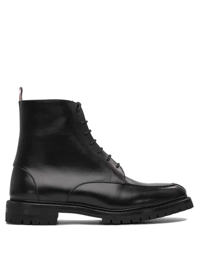 Thom Browne Leather Black Boots