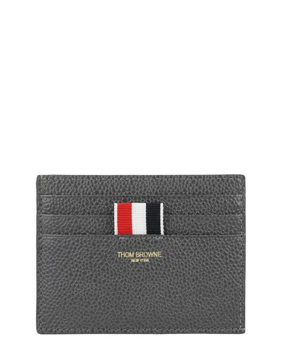 Thom Browne Logo Wallet In Black