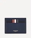 Thom Browne Navy Side 4-bar Stripe Card Holder In Blue