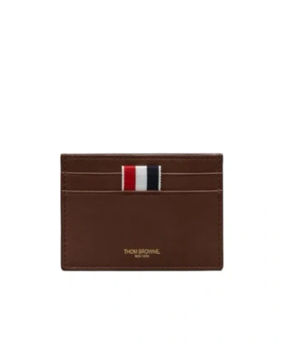 THOM BROWNE LEATHER CARD HOLDER