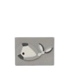 Thom Browne Leather Card Holder In White