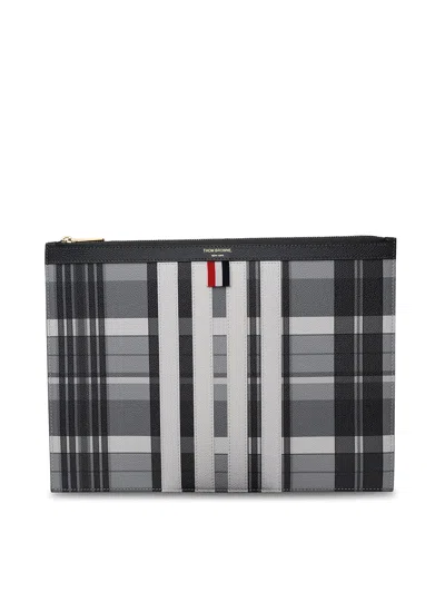 THOM BROWNE LEATHER DOCUMENT HOLDER