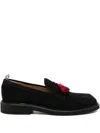 Thom Browne Leather Loafers In Black