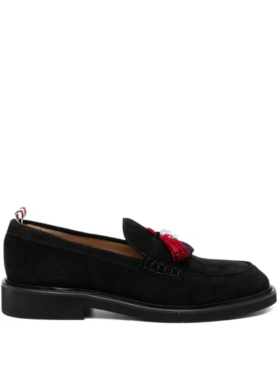 Thom Browne Leather Loafers In Black
