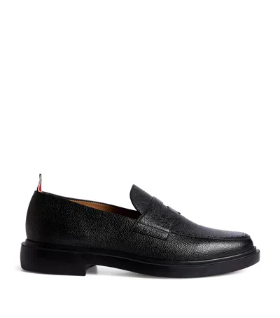 THOM BROWNE LEATHER LOAFERS
