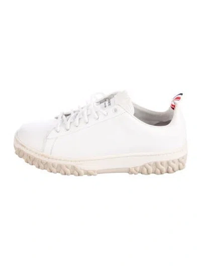 Pre-owned Thom Browne Leather Sneakers In Multi
