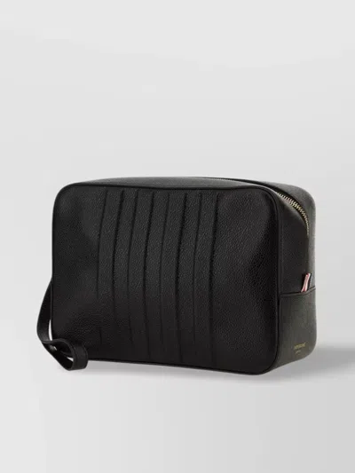 Thom Browne Beauty Case. In Black