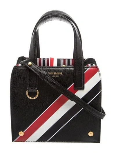 Pre-owned Thom Browne Leather  Mrs. Thom In Black