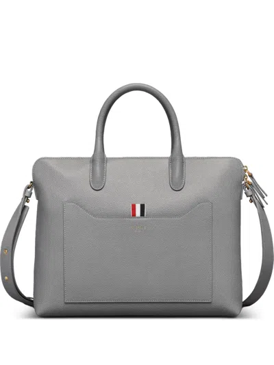 Thom Browne Leather Tote Bag
