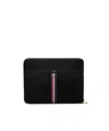 Thom Browne Zip Around Folio In Black