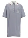 Thom Browne Light Blue Broderie Anglaise Dress In Light Blue