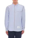 Thom Browne Camicia Button Down Con Finiture In Gros Grain