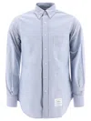 Thom Browne Light Blue Long-sleeve Button-down Shirt