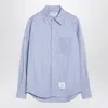 Thom Browne 'oxford Signature Striped Shirt In In Blue