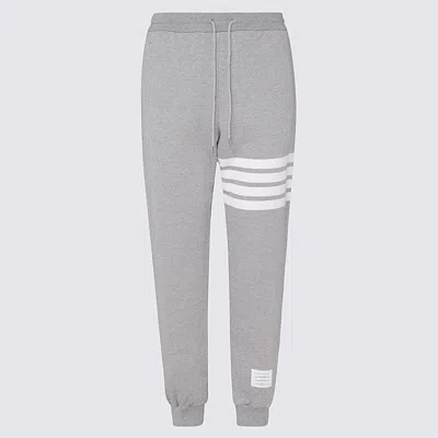 THOM BROWNE THOM BROWNE LIGHT GREY COTTON PANTS